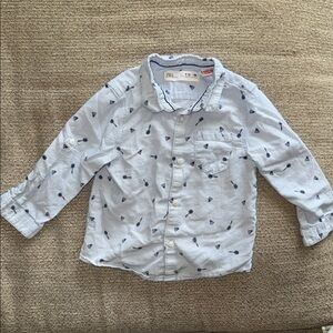 Badminton Button Down 9-12M Zara